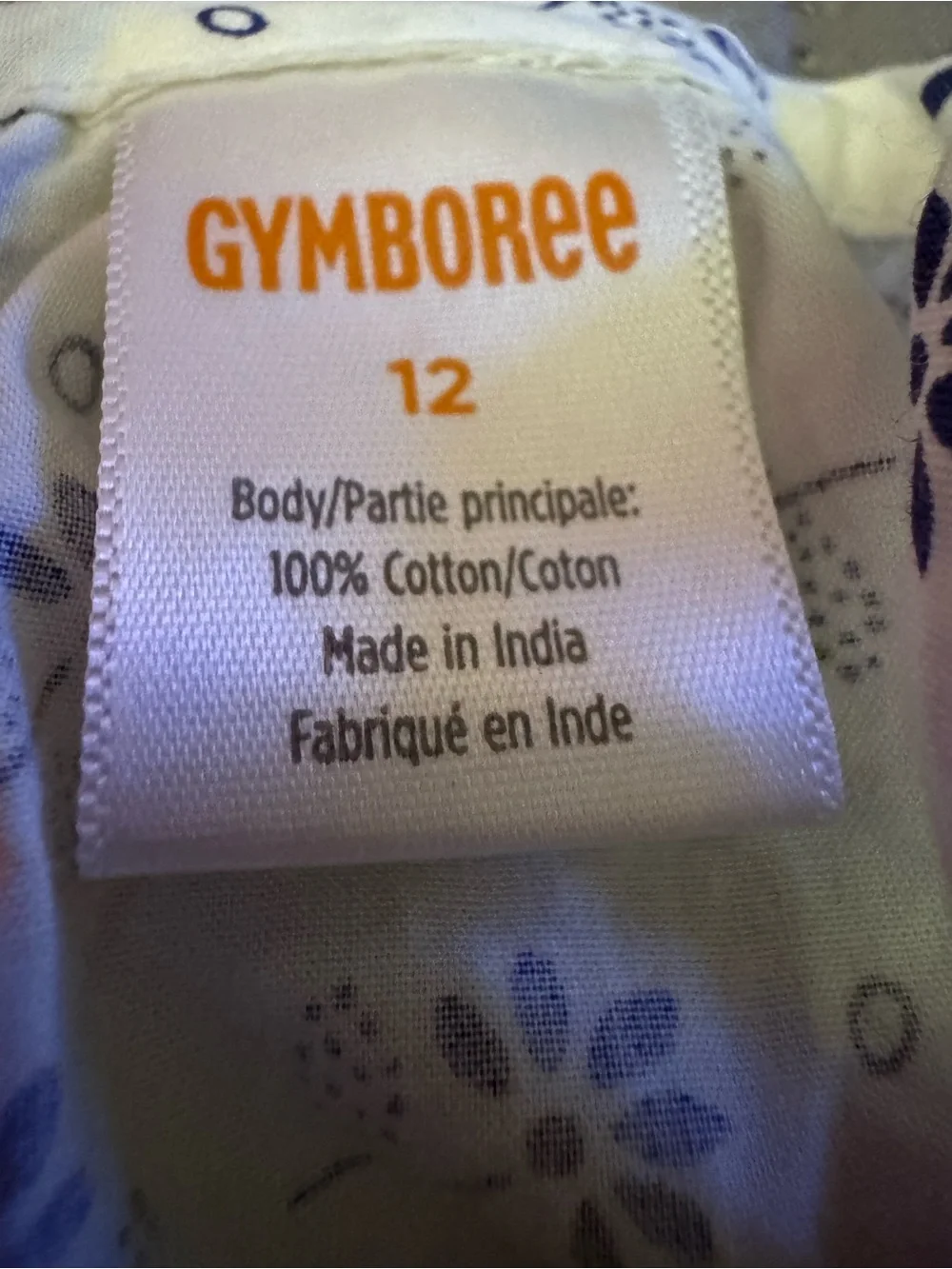 Gymboree Girls Floral Tiered Dress - Blue Skies sleeveless dress  size 12